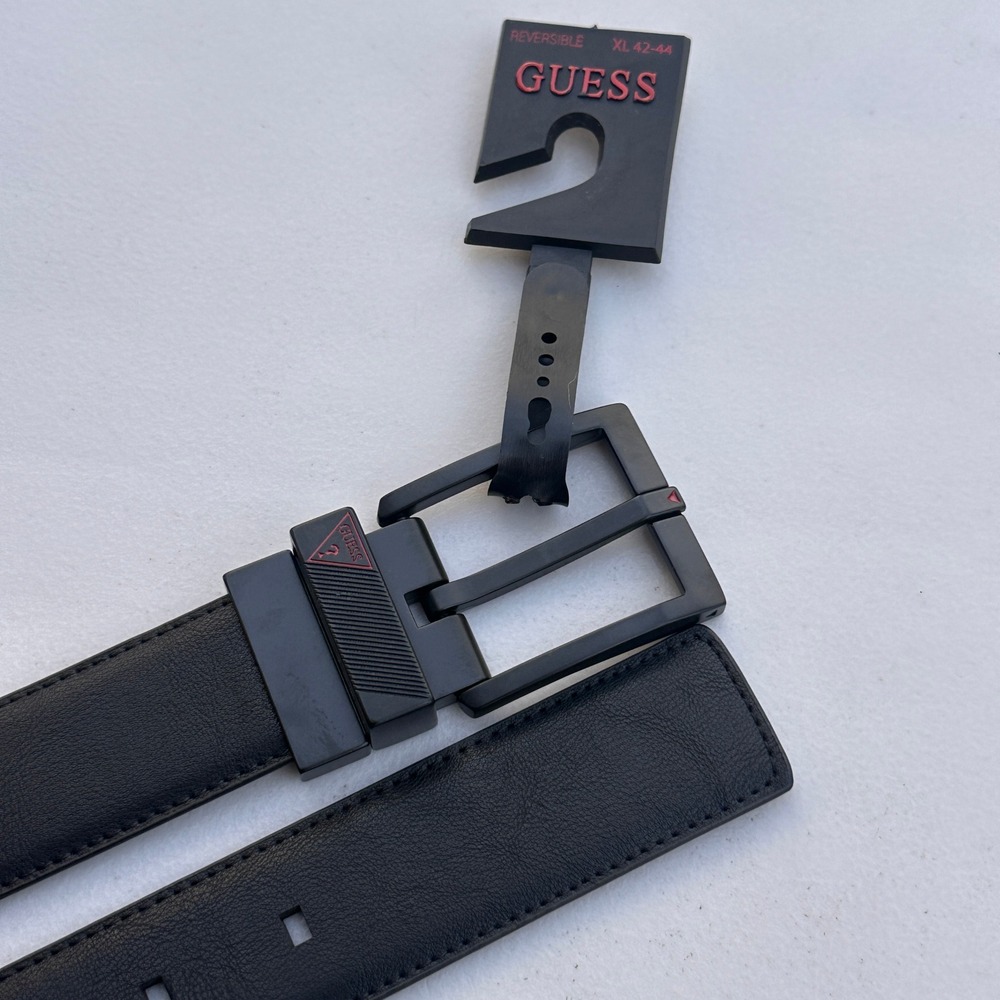 MSRP $49.50 Guess Men's‎ Reversible Black/Brown Belt XL 42-44 11GO010003